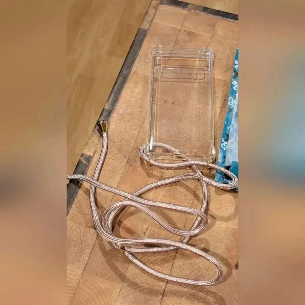 YESPURE Crossbody Case for Google Pixel 6 Pro 6.71 inch Clear Neck Cord (NWT)